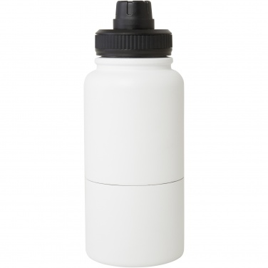 Logotrade Firmengeschenke das Foto: Dupeca 840 ml RCS-zertifizierte Isolierflasche aus Edelstahl 