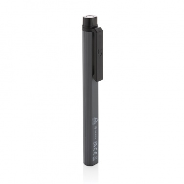 Logotrade Werbeartikel das Foto: Gear X USB aufladbare Stiftleuchte aus RCS recyc. Kunststoff
