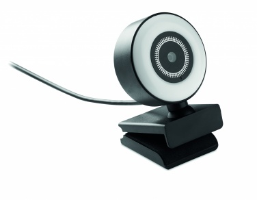 Logotrade Geschäftsgeschenke das Foto: 1080P HD-Webcam mit Ringlicht