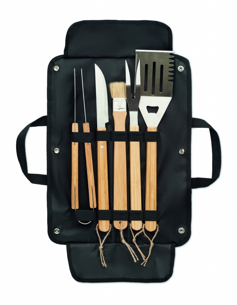 Logotrade Geschäftsgeschenke das Foto: 5teiliges BBQ-Werkzeug
