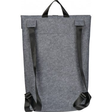 Logotrade Werbeartikel das Foto: RPET Filz Rucksack BIRMINGHAM