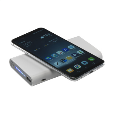 Logotrade Werbeartikel das Foto: Wireless Powerbank 8000 C kabelloses Ladegerät