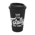 Kaffeebecher Premium 350 ml Kaffeetasse, Schwarz