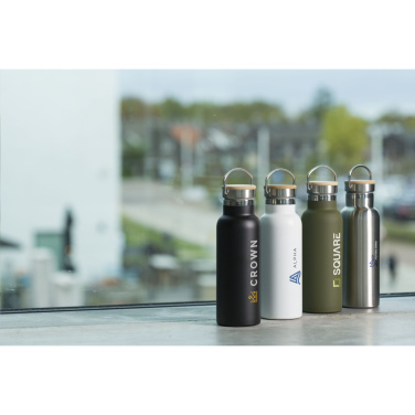 Logotrade Firmengeschenke das Foto: Nordvik RCS Recycled Steel 500 ml Trinkflasche