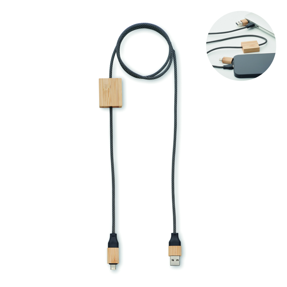 Logotrade Logogeschenke das Foto: 60W Ladekabel