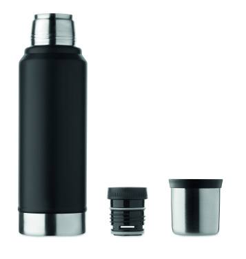 Logotrade Firmengeschenke das Foto: Doppelwandige Flasche 1L