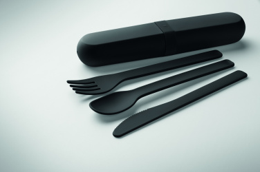 Logotrade Werbegeschenke das Foto: Besteck-Set PLA