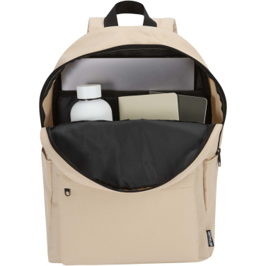 Logotrade Werbeartikel das Foto: Byron 14" GRS-recycelter City Laptop Rucksack 14 L