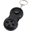 Fidgix Controller Fidget Schlüsselanhänger, Tiefschwarz