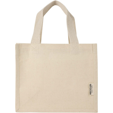 Logotrade Werbeartikel das Foto: Odessa 9 L Mini-Tragetasche mit Bodenfalte aus 220 g/m² GRS Recyclingbaumwolle