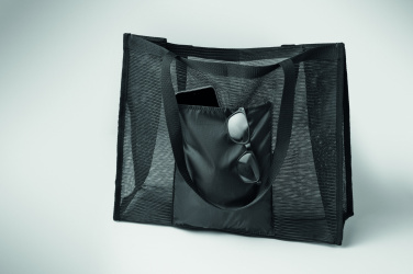 Logotrade Geschäftsgeschenke das Foto: RPET-Mesh-Einkaufstasche