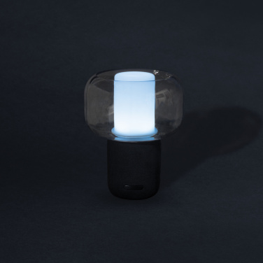 Logotrade Werbeartikel das Foto: Lux 10W Lautsprecherlampe aus RCS recyceltem Kunststoff