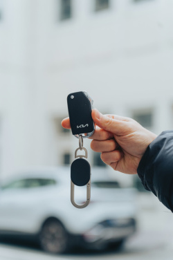 Logotrade Firmengeschenke das Foto: Keyfinder Dual Schlüsselanhänger mit weltweiter Ortung