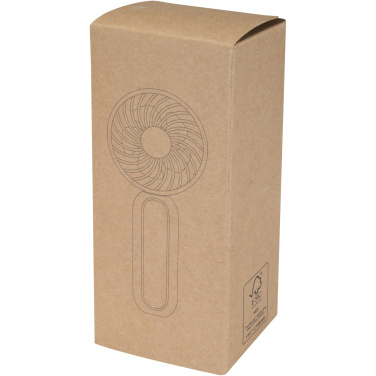 Logotrade Geschäftsgeschenke das Foto: Aervia Tragbarer Ventilator aus recyceltem Kunststoff