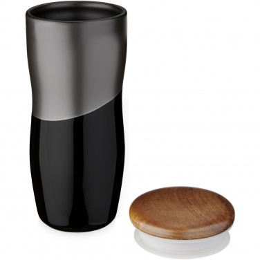 Logotrade corporate gift image of: Double-walled ceramic tumbler Reno 370 ml