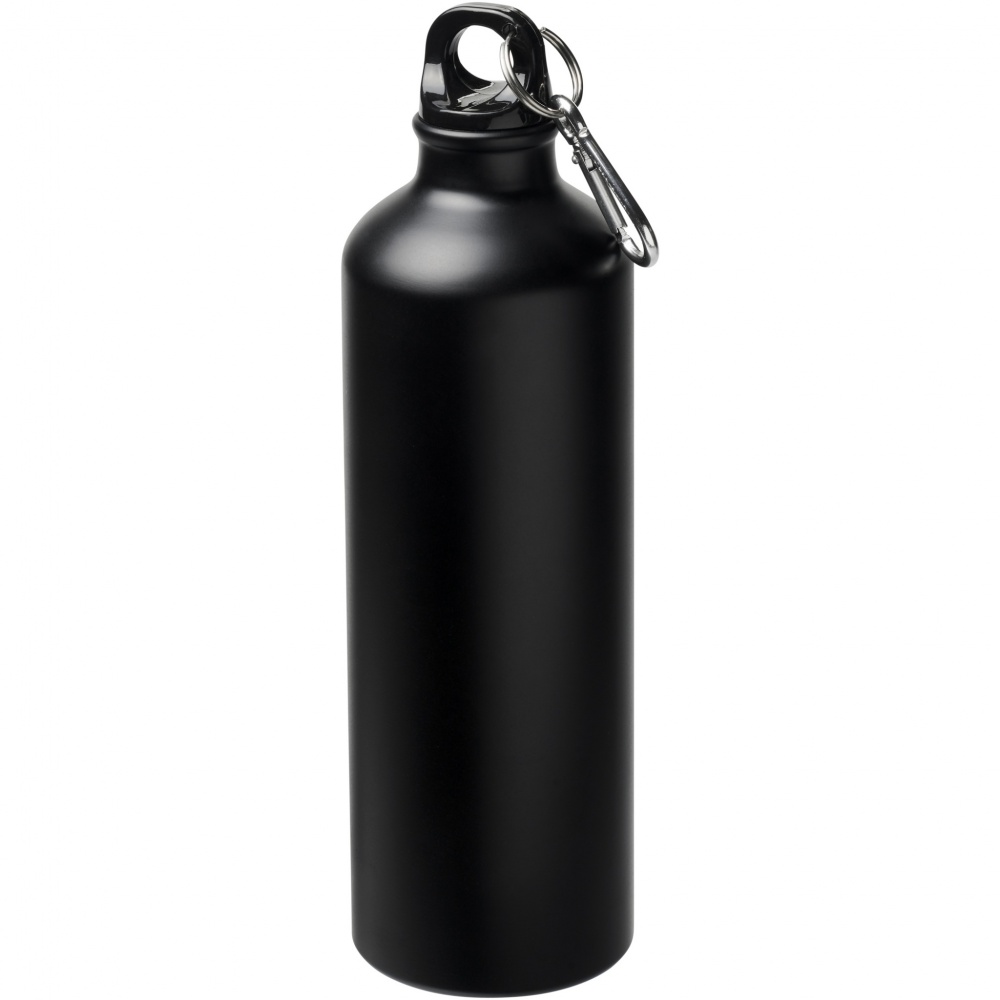 Logotrade corporate gift image of: Oregon 770 ml matte water bottle with carabiner