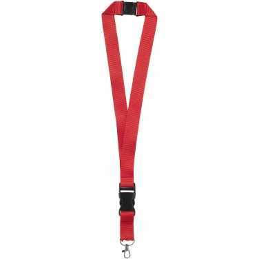 Logo trade promotional gift photo of: Yogi lanyard detachable buckle break-away closure