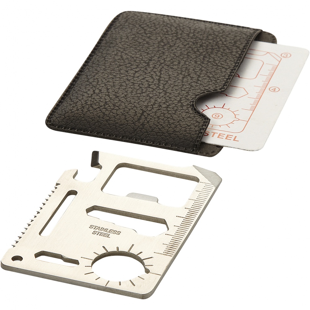 Logo trade promotional merchandise image of: Saki 15-function pocket tool card
