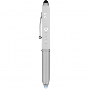 Logotrade promotional products photo of: Xenon stylus ballpoint pen with LED light