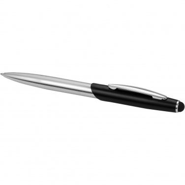 Logo trade advertising products image of: Geneva stylus ballpoint pen and rollerball pen set