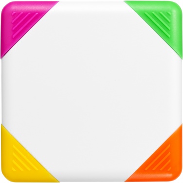 Logotrade promotional merchandise photo of: Trafalgar square-shaped 4-colour highlighter