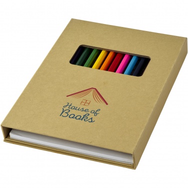 Logotrade promotional item image of: Pablo colouring set with drawing paper