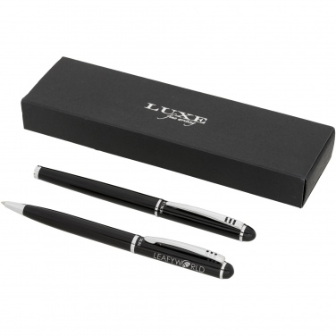 Logo trade promotional giveaways picture of: Andante duo pen gift set