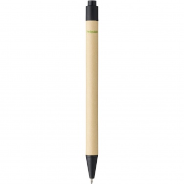 Logotrade promotional products photo of: Berk recycled carton and corn plastic ballpoint pen