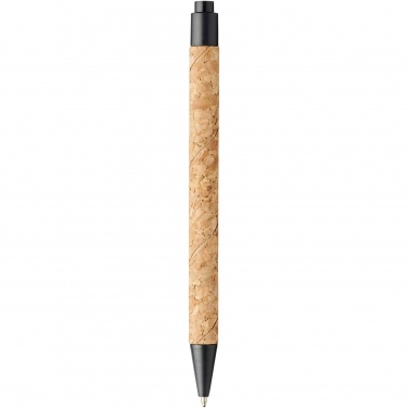 Logo trade promotional giveaway photo of: Midar cork and wheat straw ballpoint pen