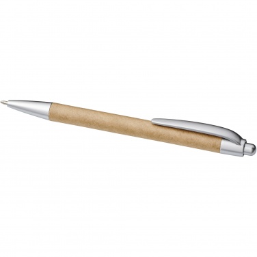 Logo trade promotional item photo of: Tiflet recycled paper ballpoint pen