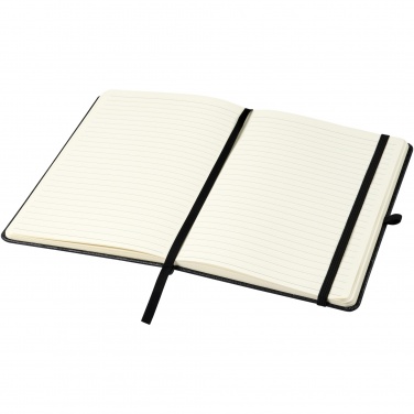 Logo trade business gifts image of: Atlana leather pieces notebook