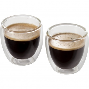Logotrade promotional merchandise image of: Boda 2-piece glass espresso cup set