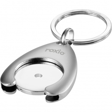 Logotrade promotional product picture of: Trolley coin holder keychain