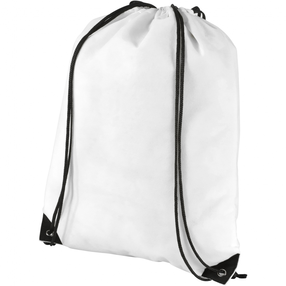 Logo trade promotional giveaways image of: Evergreen non-woven drawstring bag 5L