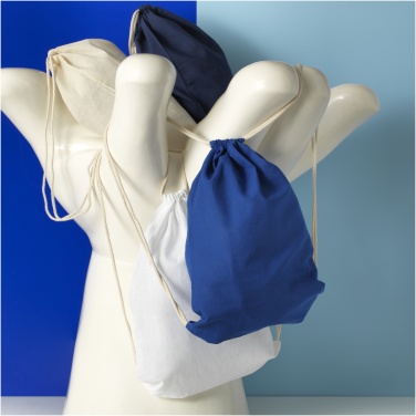Logotrade promotional giveaway image of: Oregon 100 g/m² cotton drawstring bag 5L