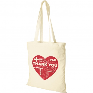 Logotrade promotional merchandise picture of: Madras 140 g/m² cotton tote bag 7L
