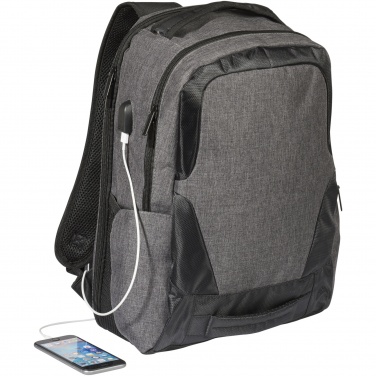 Logo trade corporate gifts picture of: Overland 17" TSA laptop backpack 18L