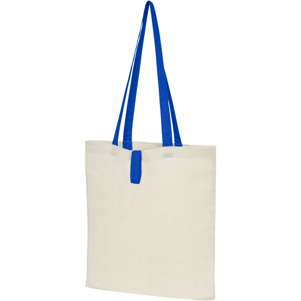Logo trade promotional items image of: Nevada 100 g/m² cotton foldable tote bag 7L