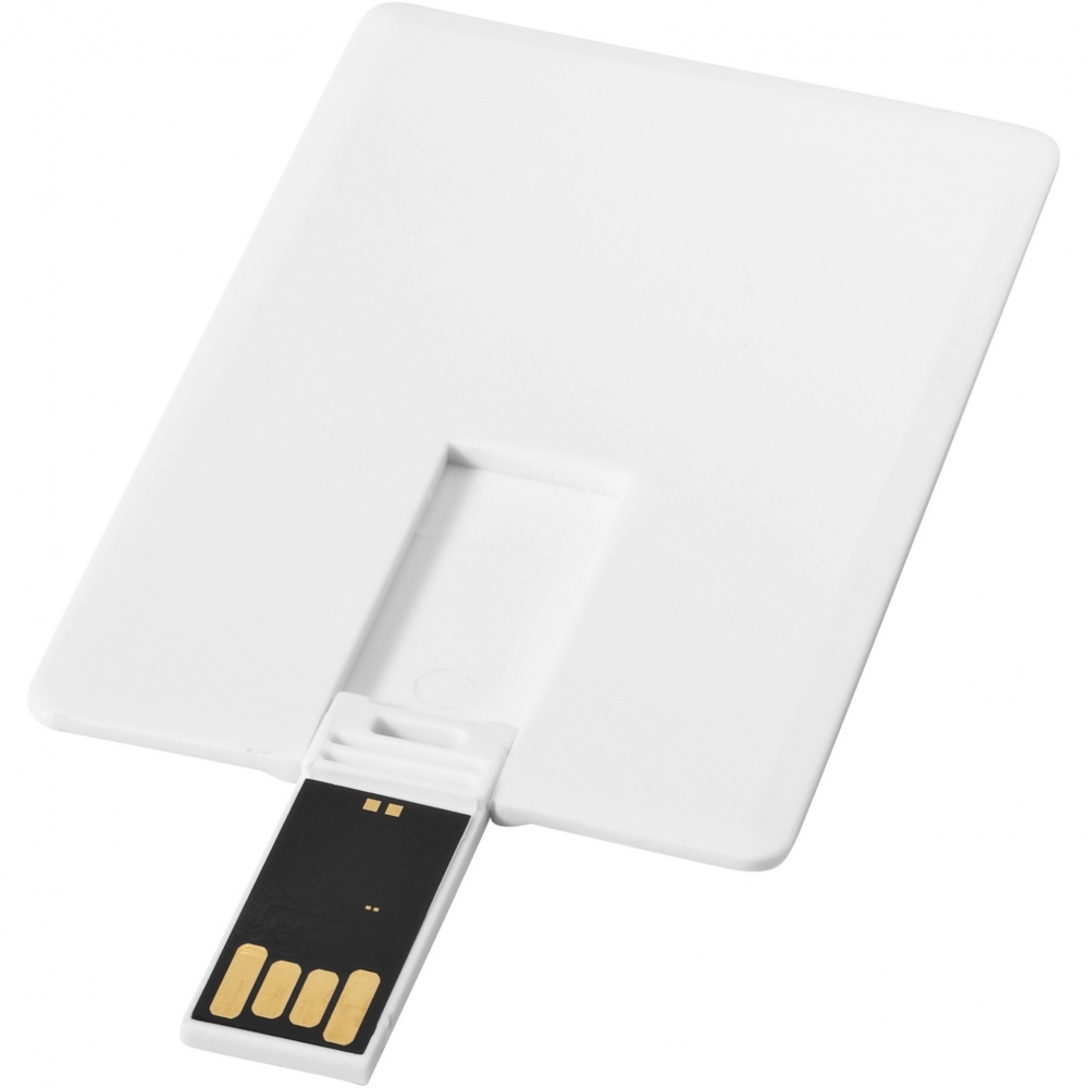 Logo trade promotional gift photo of: Slim card-shaped 2GB USB flash drive