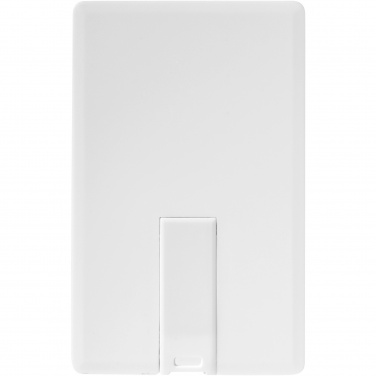 Logo trade advertising product photo of: Slim card-shaped 4GB USB flash drive