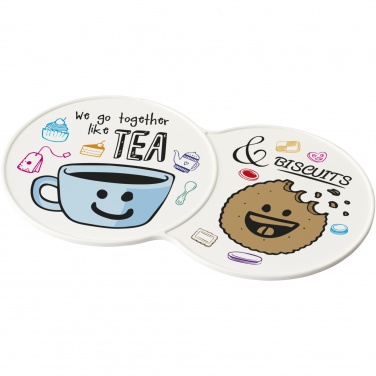 Logo trade promotional gifts image of: Sidekick plastic coaster