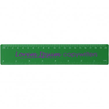 Logo trade advertising products image of: Rothko 20 cm plastic ruler