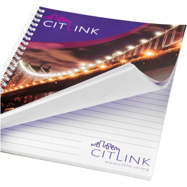 Logo trade promotional gifts picture of: Desk-Mate® spiral A4 notebook