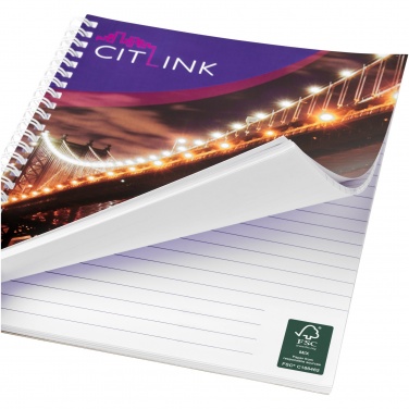 Logo trade promotional item photo of: Desk-Mate® A5 spiral notebook