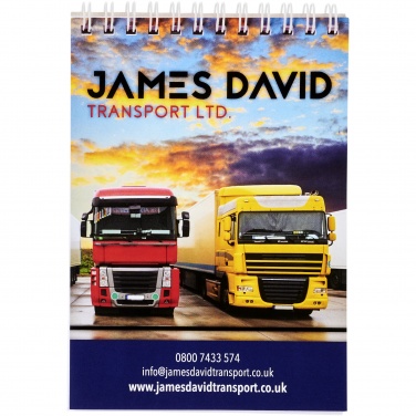 Logotrade promotional item image of: Desk-Mate® spiral A6 notebook