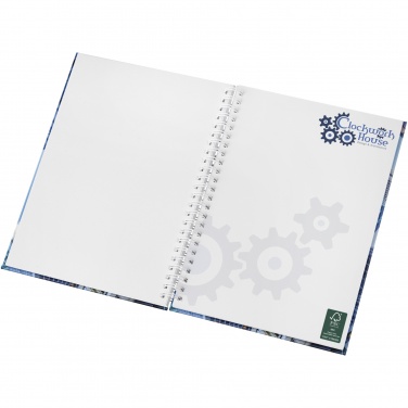 Logo trade business gift photo of: Wire-o A5 notebook hard cover