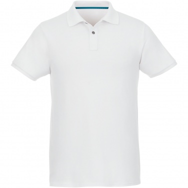 Logotrade promotional product picture of: Beryl short sleeve men's organic recycled polo