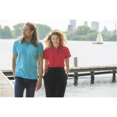 Logotrade corporate gift picture of: Beryl short sleeve women's organic recycled polo