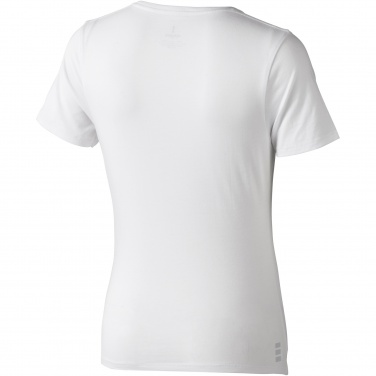 Logotrade business gift image of: Kawartha short sleeve women's organic V-neck t-shirt