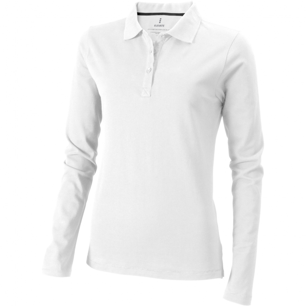 Logotrade promotional product picture of: Oakville long sleeve women's polo